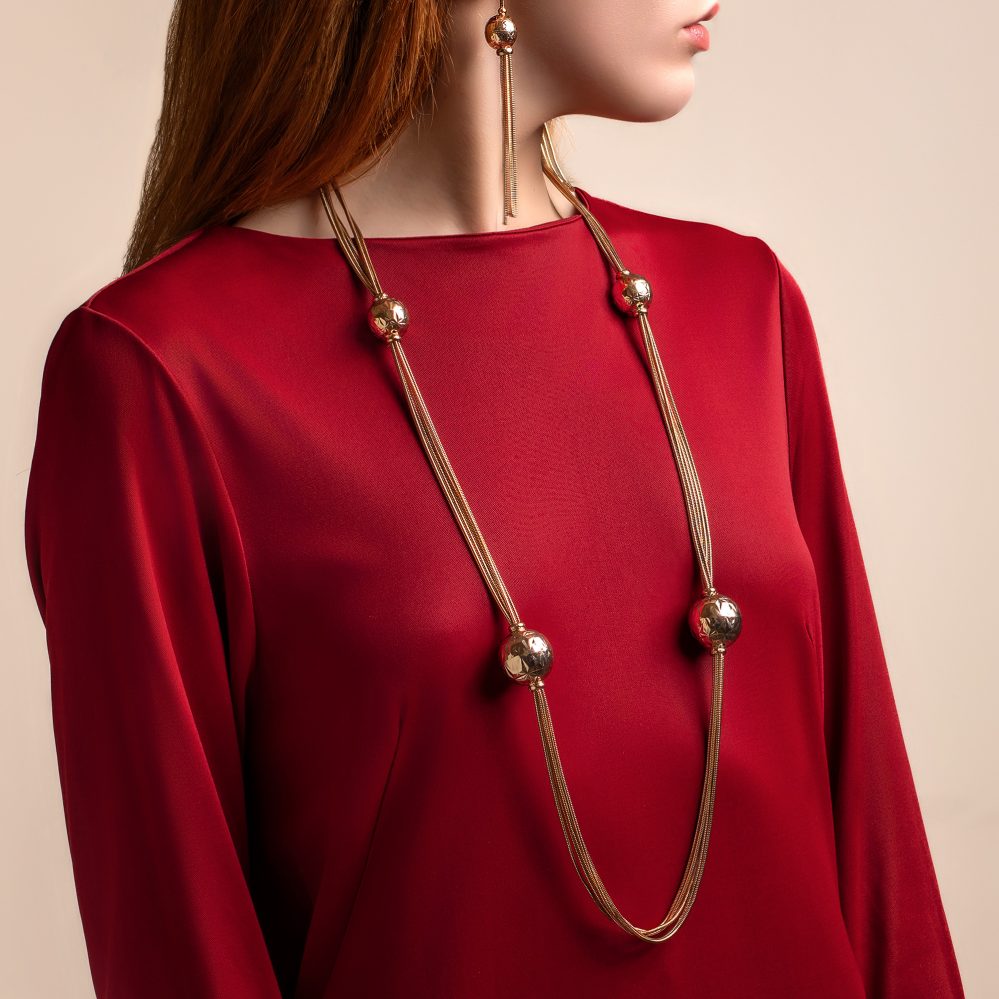 COLLANA BOULE SFACCETTATA