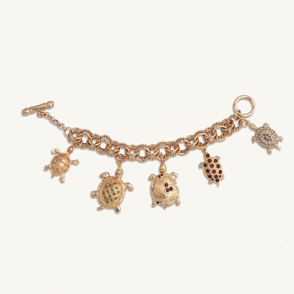 BRACCIALE TARTARUGHE CHARMS
