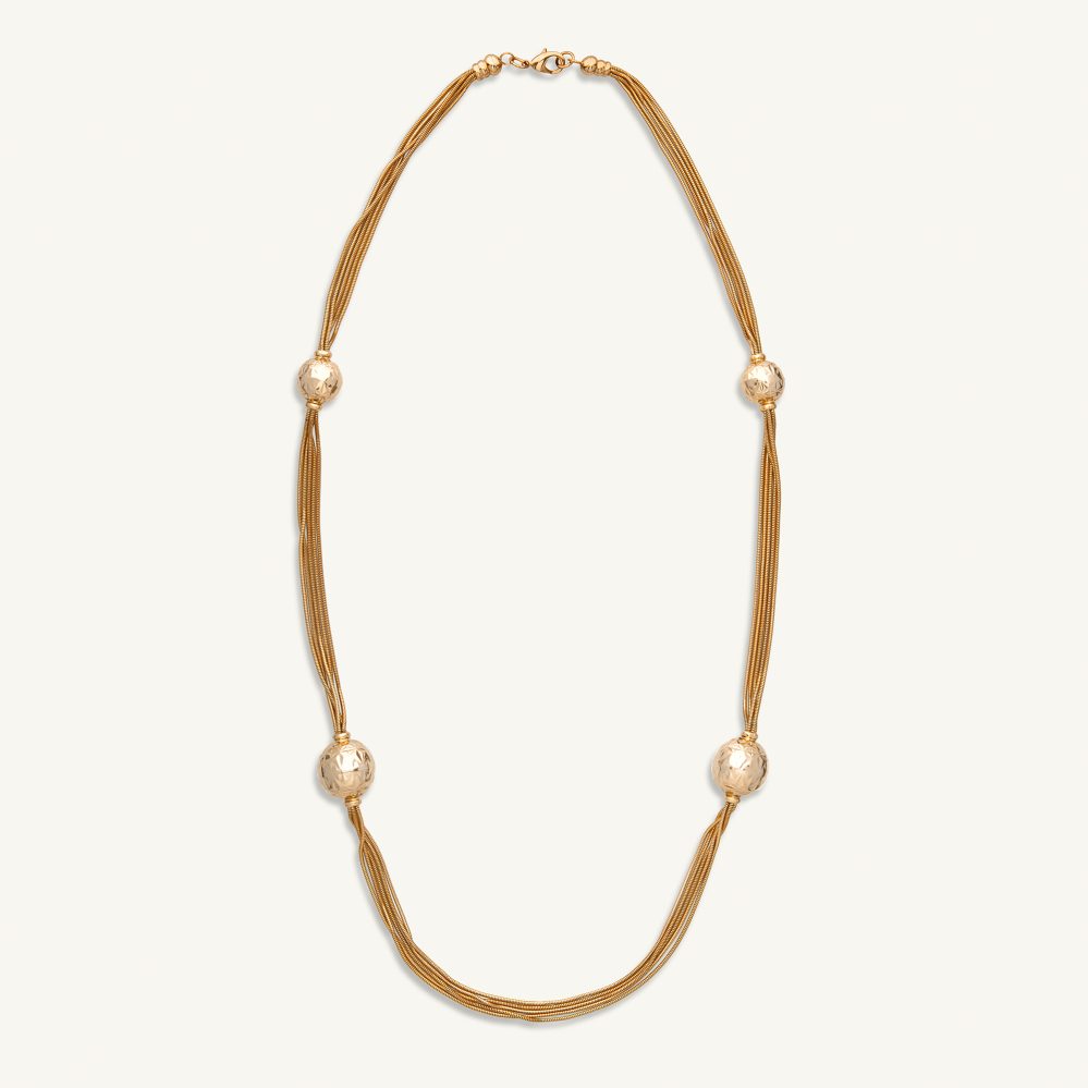 COLLANA BOULE SFACCETTATA